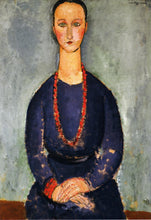 Load image into Gallery viewer, Woman in a Red Necklace