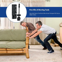 Load image into Gallery viewer, 440lbs Easy Mover Kit Heavy Furniture Lifter Shift w/4 Sliders Pad Lift Moving