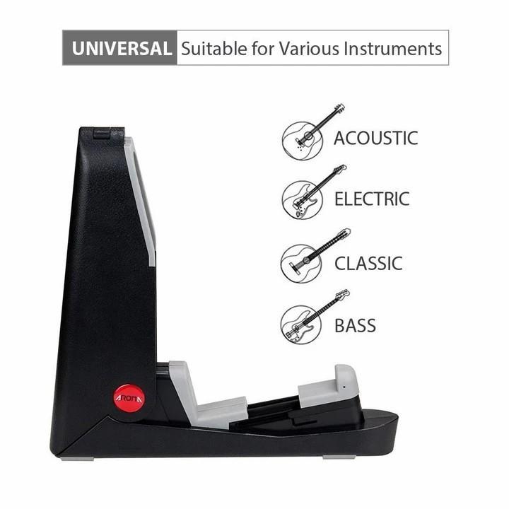 Folding A-Frame Electric Acoustic Bass Guitar Floor Stand Holder