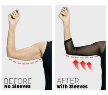 Load image into Gallery viewer, Women's Lace V-Neck Perspective Cardigan Seamless Arm Shaper