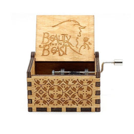 Hand Crank Wooden Music Box