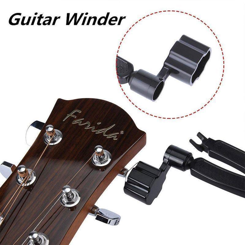 3-in-1 Guitar String Winder Cutter and Bridge Pin Puller