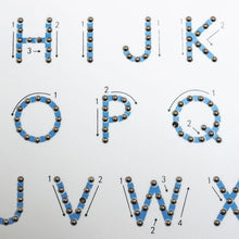 Load image into Gallery viewer, Magnetic Digital Alphabet Drawing Board Magnatab with Stylus Pen