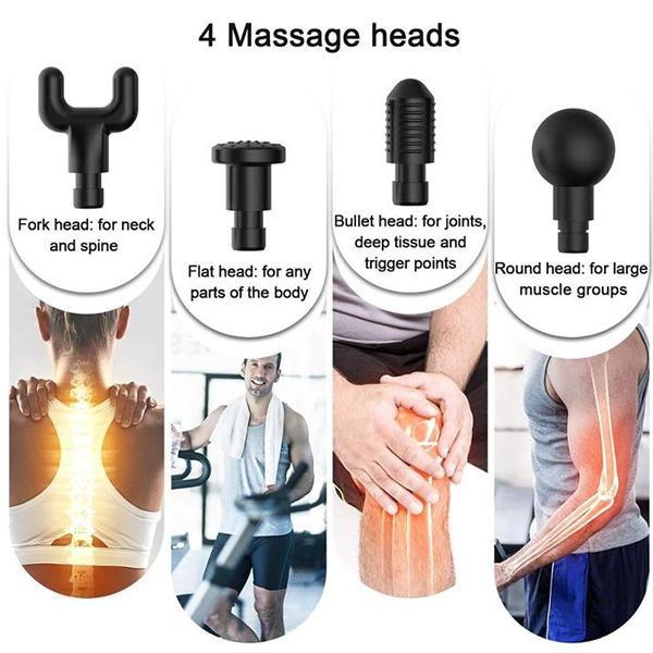 (Last Day Promotion 60% OFF) 4 In One,Relieving Pain,3 Speed Setting Body Deep Muscle Massager
