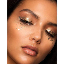 Load image into Gallery viewer, Gold  Mix Glitter Chunky Multi Purpose Dust Powder Arts &amp;  Cosmetic Face Eye Body Nails Skin Hair Festival