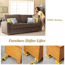 Load image into Gallery viewer, 440lbs Easy Mover Kit Heavy Furniture Lifter Shift w/4 Sliders Pad Lift Moving