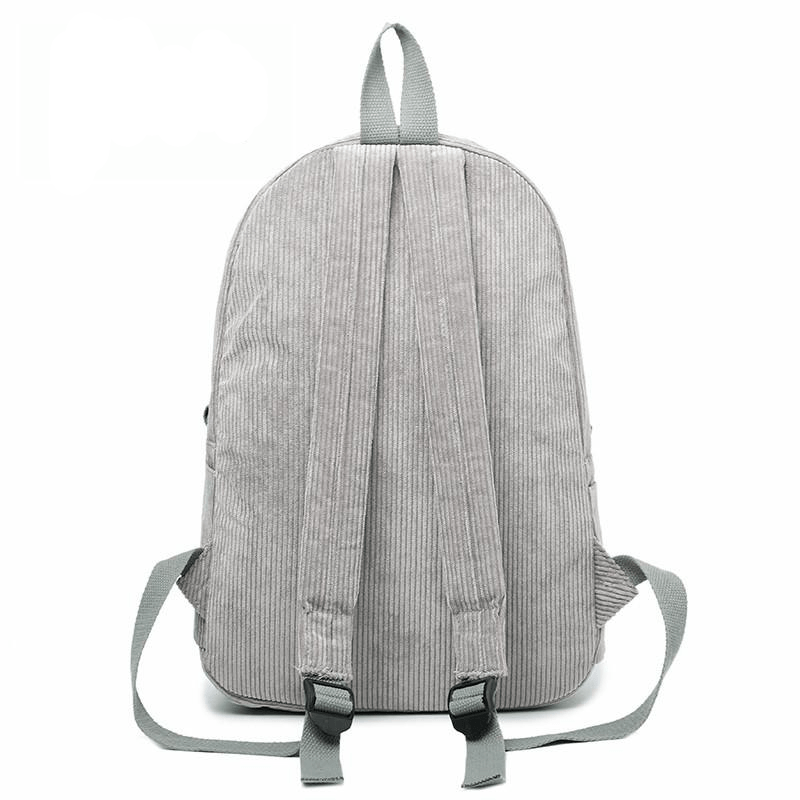 CORDUROY FASHION BACKPACK