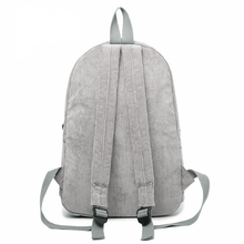Load image into Gallery viewer, CORDUROY FASHION BACKPACK