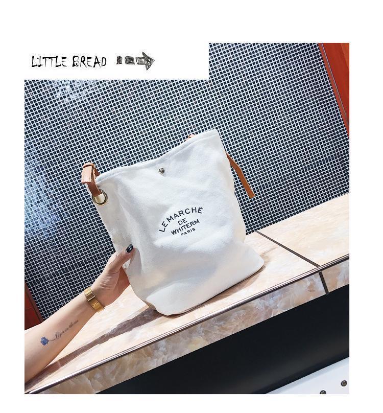 Printed canvas bag