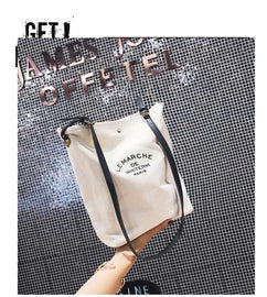 Printed canvas bag