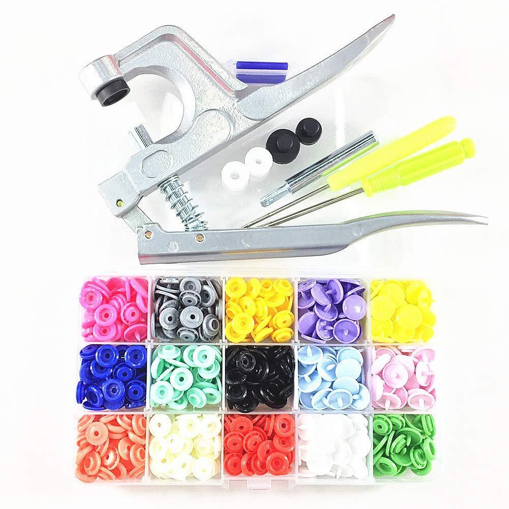 360PCS T5 Snap Button & Snap Press Pliers Sets