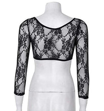 Load image into Gallery viewer, Women's Lace V-Neck Perspective Cardigan Seamless Arm Shaper