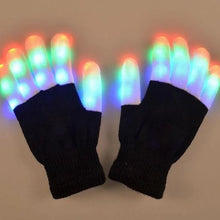 Load image into Gallery viewer, LED Glow Gloves Rave Light Flashing Finger ( 1 Pair )