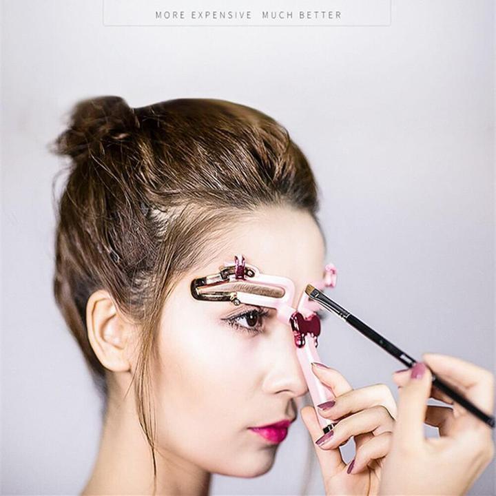 Adjustable Eyebrow Shapes Stencil