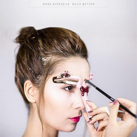 Adjustable Eyebrow Shapes Stencil
