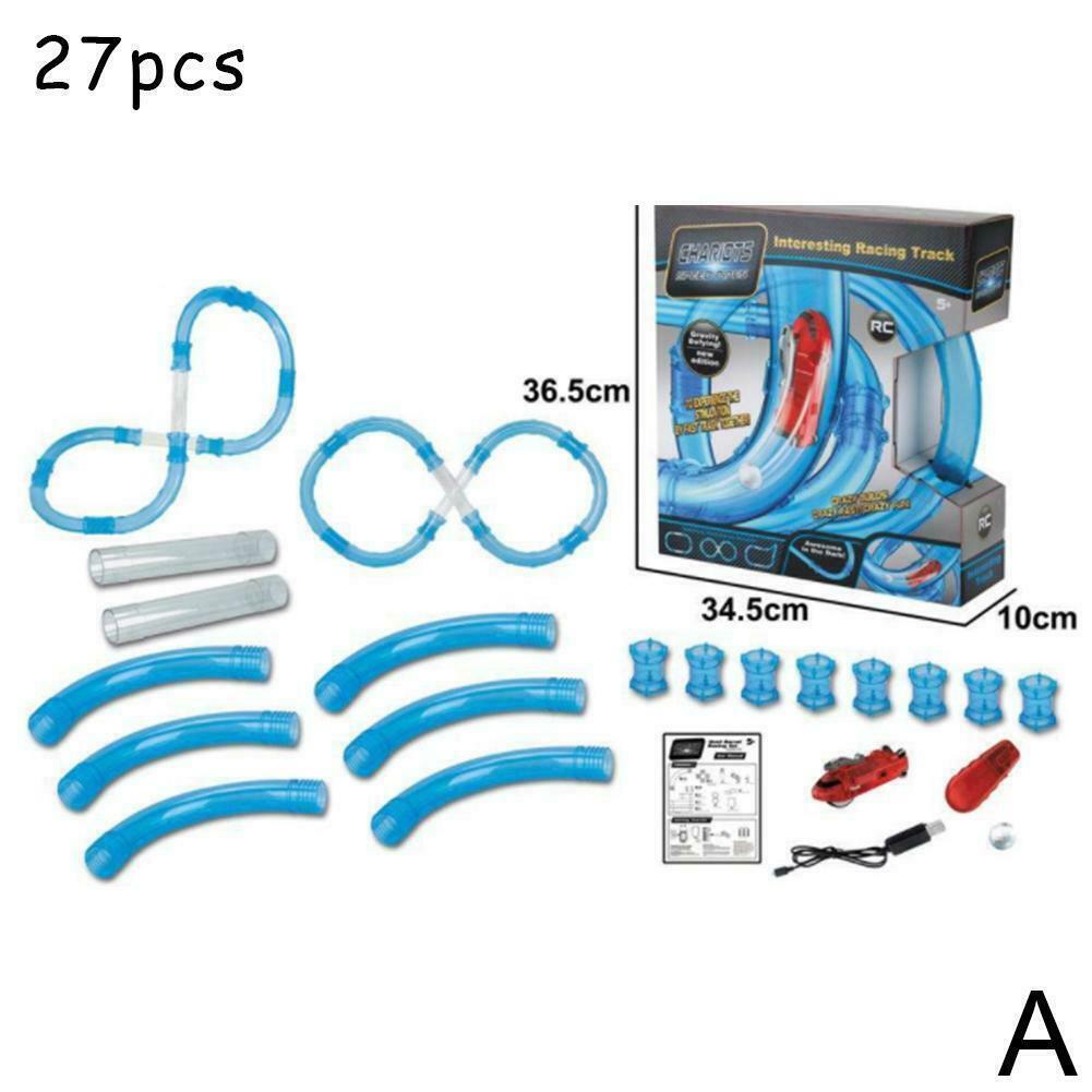 Speed Pipes Racing Car RC Car Toy Kids Pipes Racing Trucks Remote Control Speed Track Car Yrshinee Tube