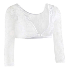 Load image into Gallery viewer, Women's Lace V-Neck Perspective Cardigan Seamless Arm Shaper