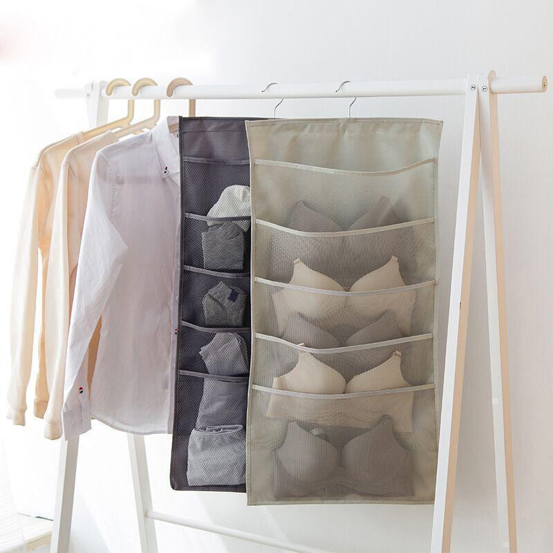SAFEBET Both Sides Closet Wardrobe Cabinet Hanging Organizer