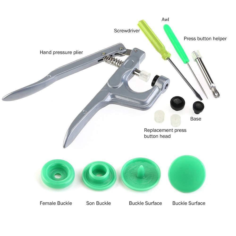 360PCS T5 Snap Button & Snap Press Pliers Sets