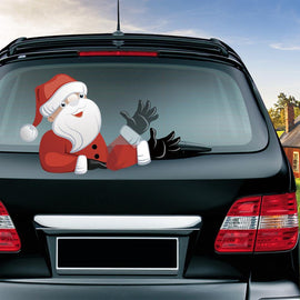 Zapastore Christmas Car Rear Window Wiper Sticker | Car Christmas Costume Gift