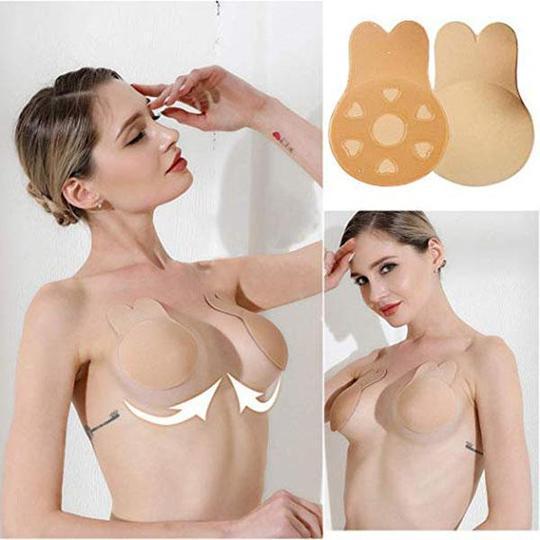 Sexy Rabbit Breathable Lifting Chest Stickers Invisible Silicone Breast Stickers
