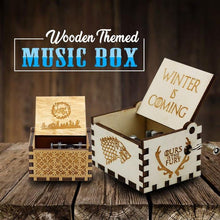 Load image into Gallery viewer, Hand Crank Wooden Music Box