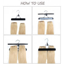 Load image into Gallery viewer, Hair Hanger for Clip in Hair Extensions&amp;Virgin Hair with Protection Case - richsuit