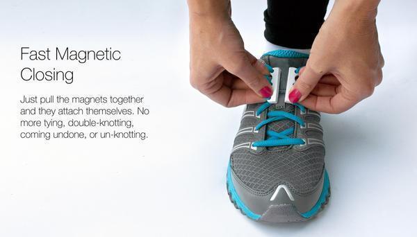 Magnetic Shoelaces Closures