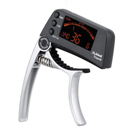 Aluminum Alloy Guitar Capo Tuner with Screen for Acoustic/Electric Guitar