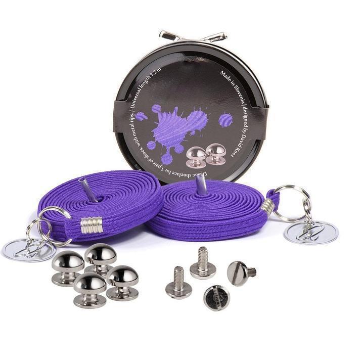 A Pair Of Elastic One Hand No-Tie Shoelaces