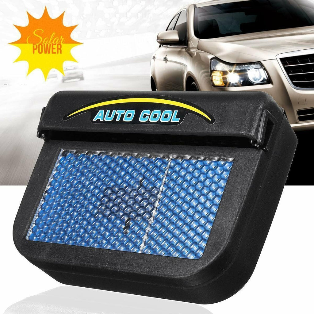 Solar Power Car Window Fan Automatic Cooling Ventilator
