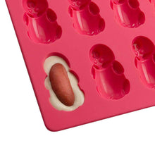 Load image into Gallery viewer, Non Stick 24 Little Pigs in a Blanket Silicone Baking Mold Muffin Cupcakes Kits