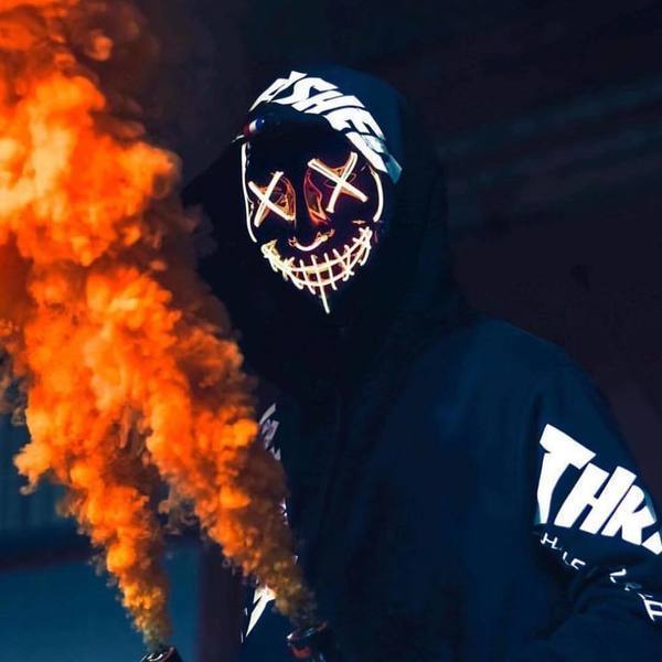 Spooky LED Mask