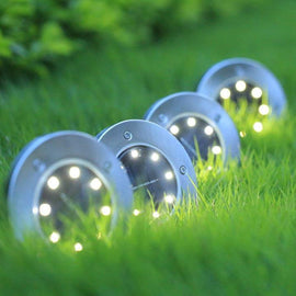 Solar LED Disk Lights