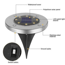 Load image into Gallery viewer, Solar LED Disk Lights