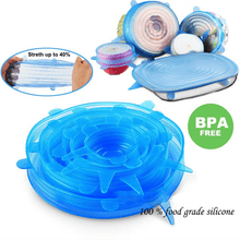 Load image into Gallery viewer, Stretch &amp; Fit - New Silicone Stretch Lids (6pcs)