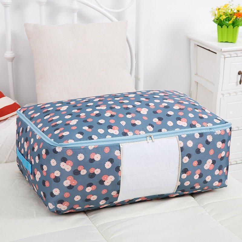 Washable Portable Storage Container Lovely Print Oxford Clothes Quilts Storage Bags