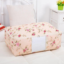 Load image into Gallery viewer, Washable Portable Storage Container Lovely Print Oxford Clothes Quilts Storage Bags
