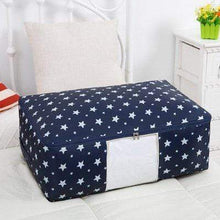 Load image into Gallery viewer, Washable Portable Storage Container Lovely Print Oxford Clothes Quilts Storage Bags
