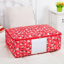 Load image into Gallery viewer, Washable Portable Storage Container Lovely Print Oxford Clothes Quilts Storage Bags