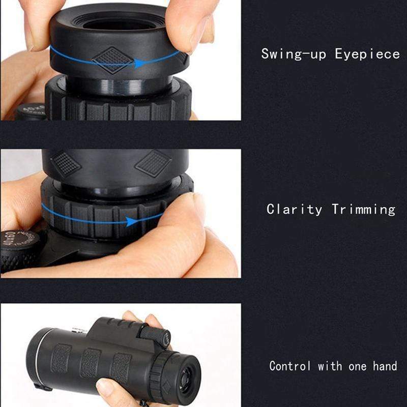 Waterproof HD Monocular Telescope With Night Vision