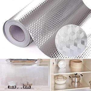 Waterproof Oil Proof Aluminum Foil Self Adhesive Wall Sticker