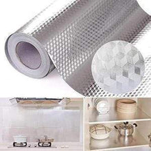 Load image into Gallery viewer, Waterproof Oil Proof Aluminum Foil Self Adhesive Wall Sticker