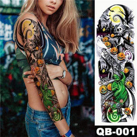Waterproof Temporary Sleeve Arm Tattoo3
