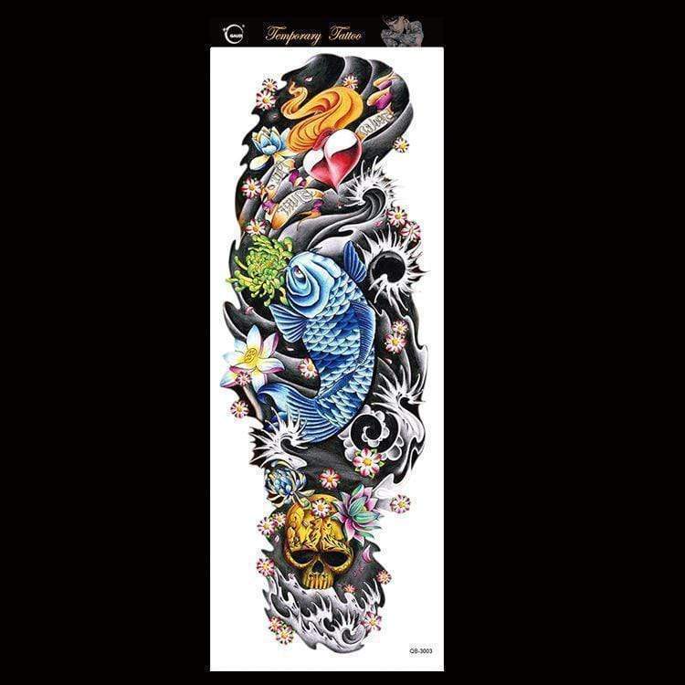 Waterproof Temporary Sleeve Arm Tattoo3