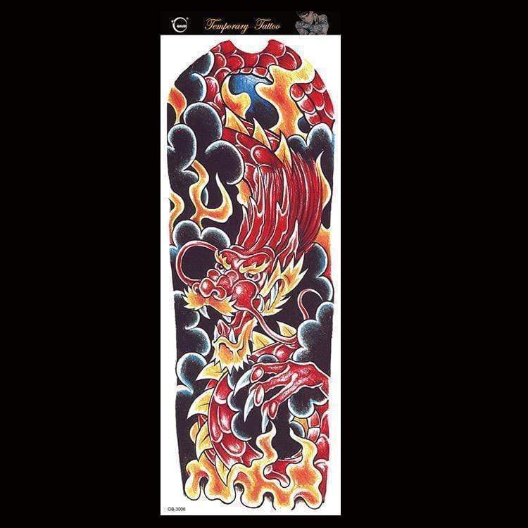 Waterproof Temporary Sleeve Arm Tattoo3