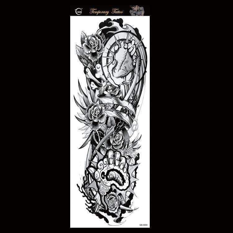 Waterproof Temporary Sleeve Arm Tattoo3