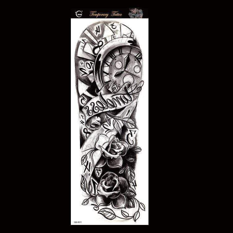 Waterproof Temporary Sleeve Arm Tattoo3