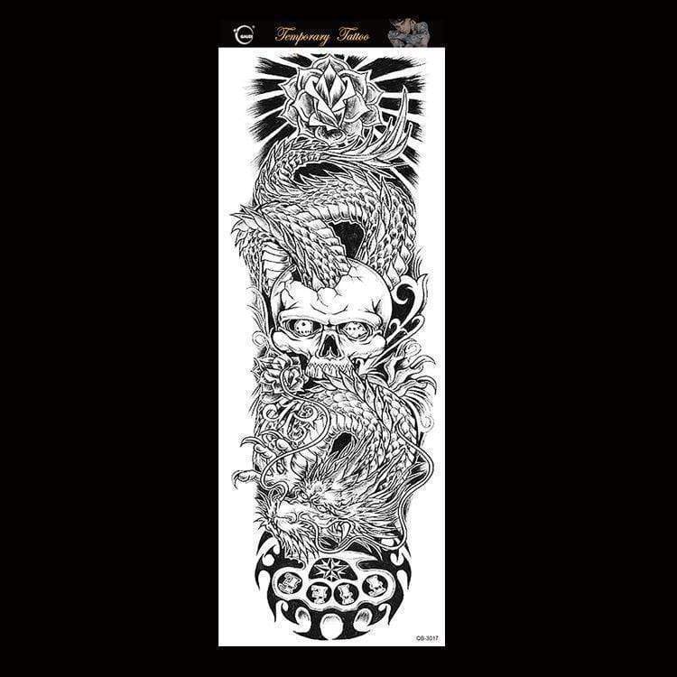 Waterproof Temporary Sleeve Arm Tattoo3