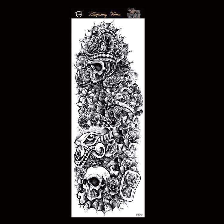 Waterproof Temporary Sleeve Arm Tattoo3